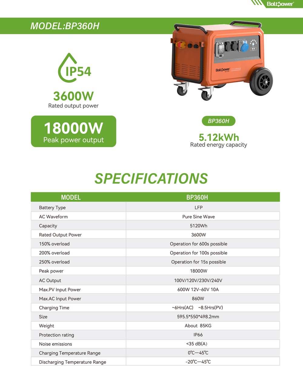 Boltpower電將軍BP360H 3600W工業(yè)儲(chǔ)能電源-1